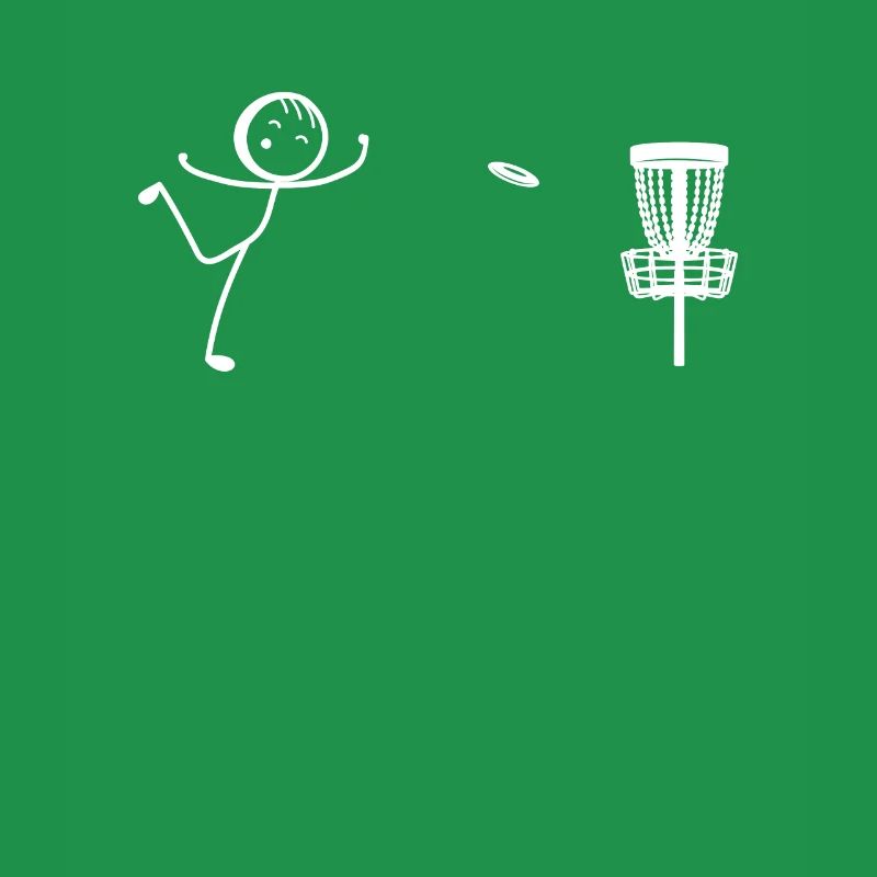 Disc Golf Stick Figure - Disc Golfing Funny Disc G