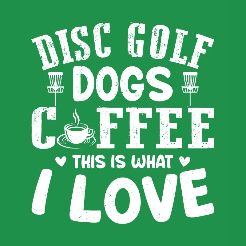 Disc Golf Chiens Café C’est Ce Que J’Aime - Disque G