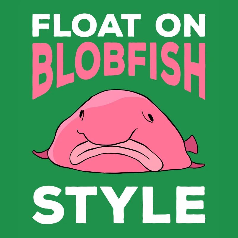 Drôle de poisson Blobfish mignon