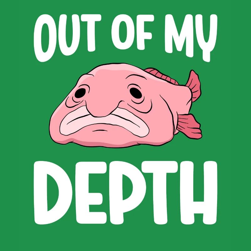 Drôle de poisson Blobfish mignon