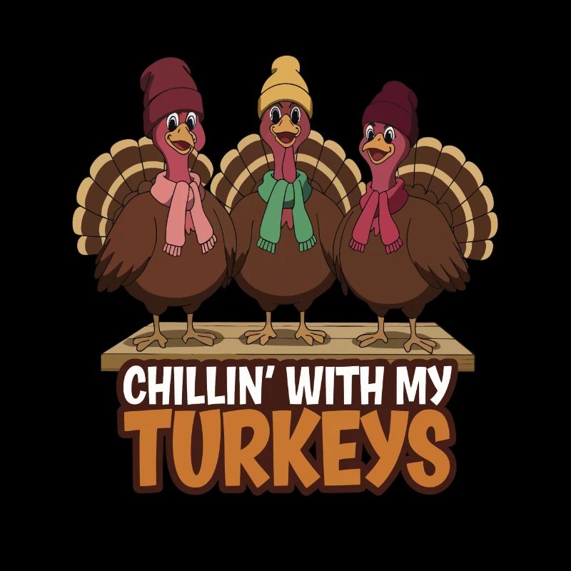 Dinde drôle de Thanksgiving
