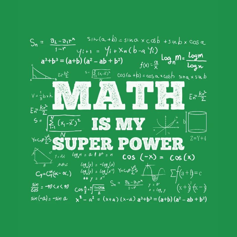 Math Is My Superpower Pi Tag Equations