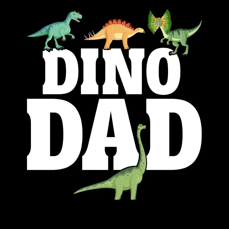 Dino Dad Funny Father Son Dinosaur Dadsaurus Papa