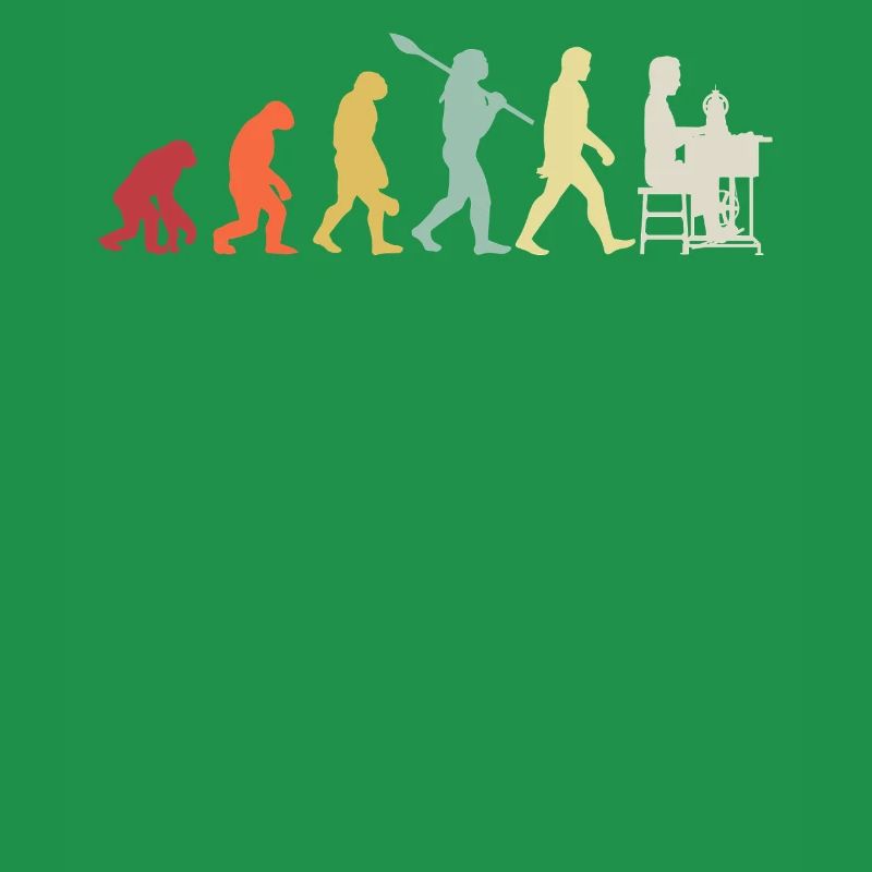 Lustige Evolution Computerinformationstechnologie