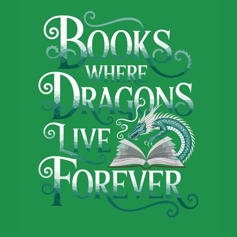 Fantasy Book Reader Magical Story Lover