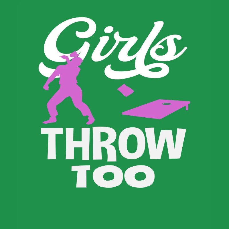 Cornhole Lover Girls Throw Also