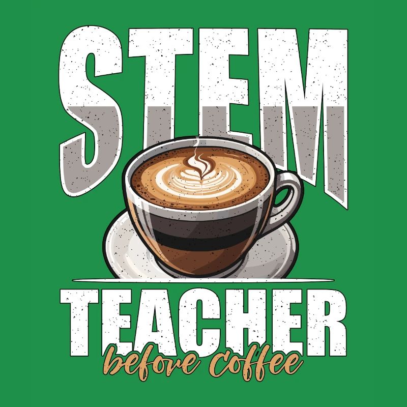 STEM Teacher Before Coffee Educator Coffee Lover
