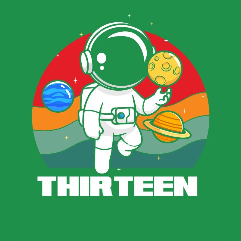 Space adventures for thirteen-year-olds