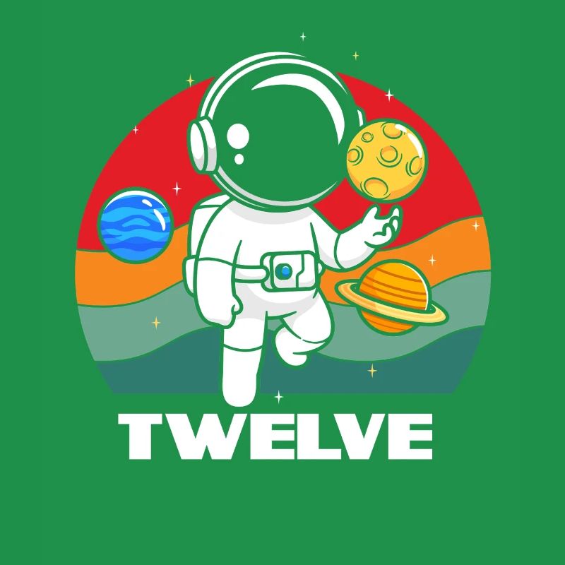 Astronaut Zwölf Geburtstag Abenteuer