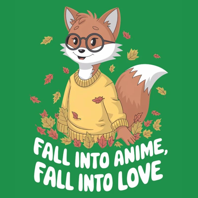 Tomber dans la conception Anime Fox