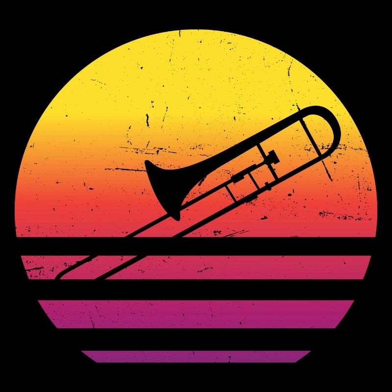 Instrument de cuivre Dames Trombone Ténor Trombone