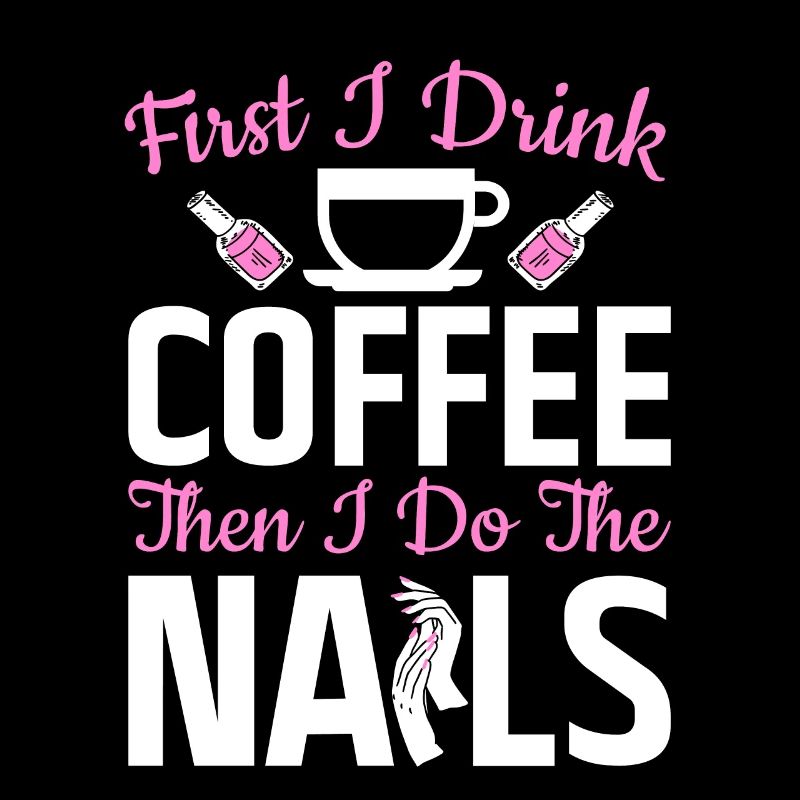 Nail Artist Drink Coffee Nails Nail Tech