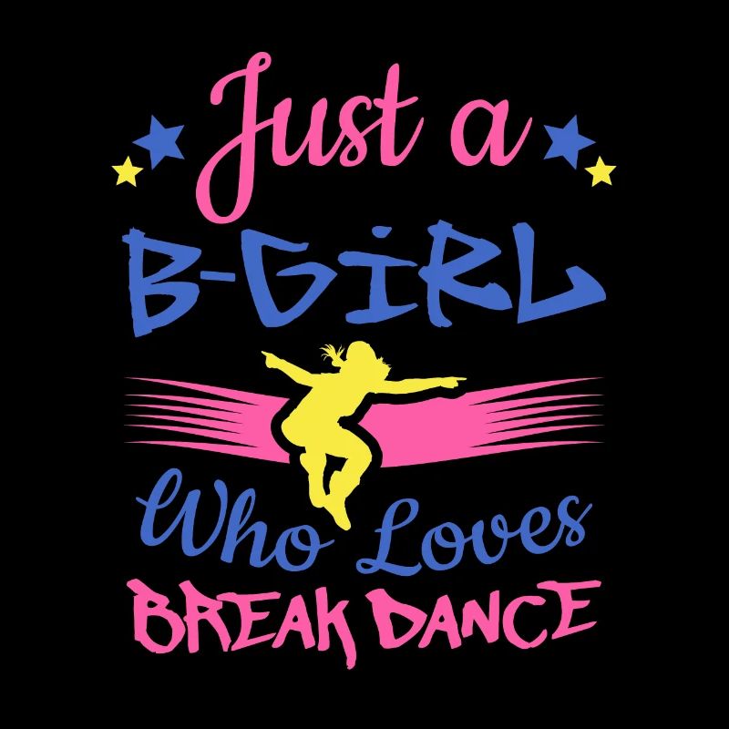 Breakdancer B-Mädchen, das Breakdance liebt