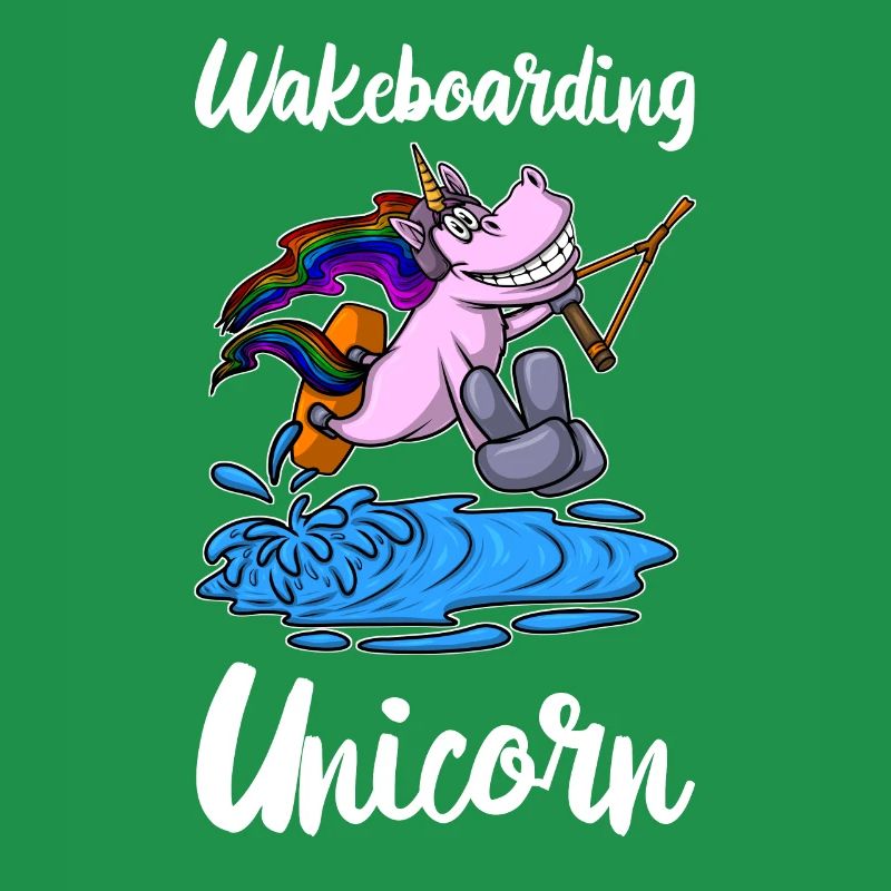 Wakeboarder Wakeboarding Einhorn Wakeboard