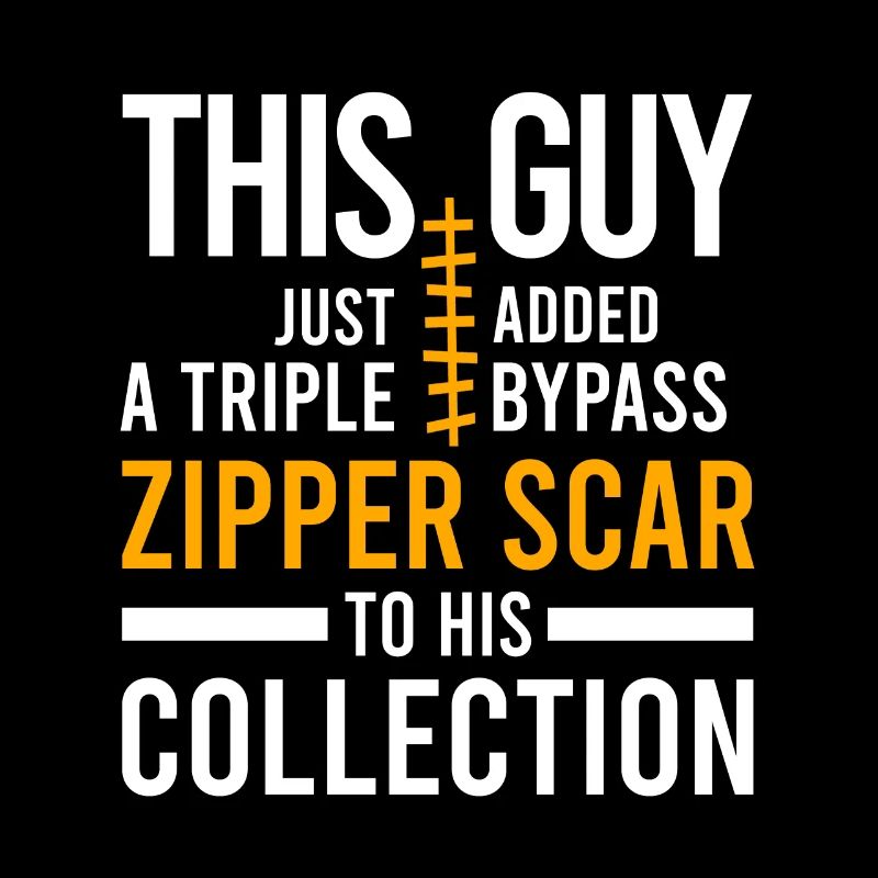 Heart Surgery Survivor Bypass Scars Recovery Gift