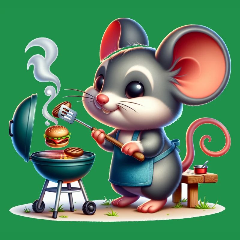 Cute BBQ Mouse