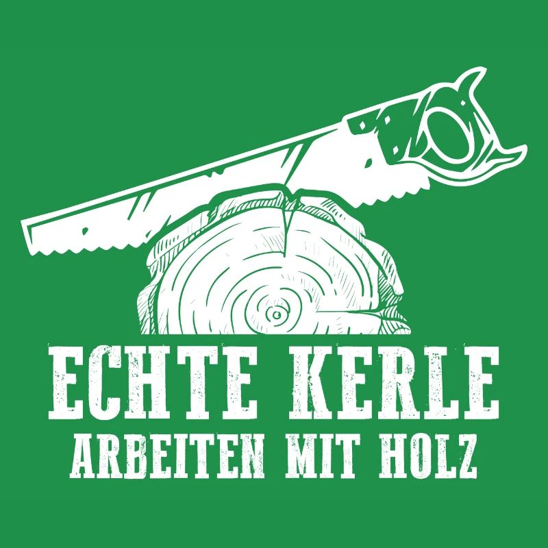 Echte Kerle Arbeiten mit Holz