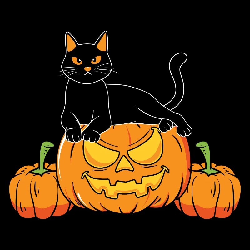 Sorcière chat d’Halloween