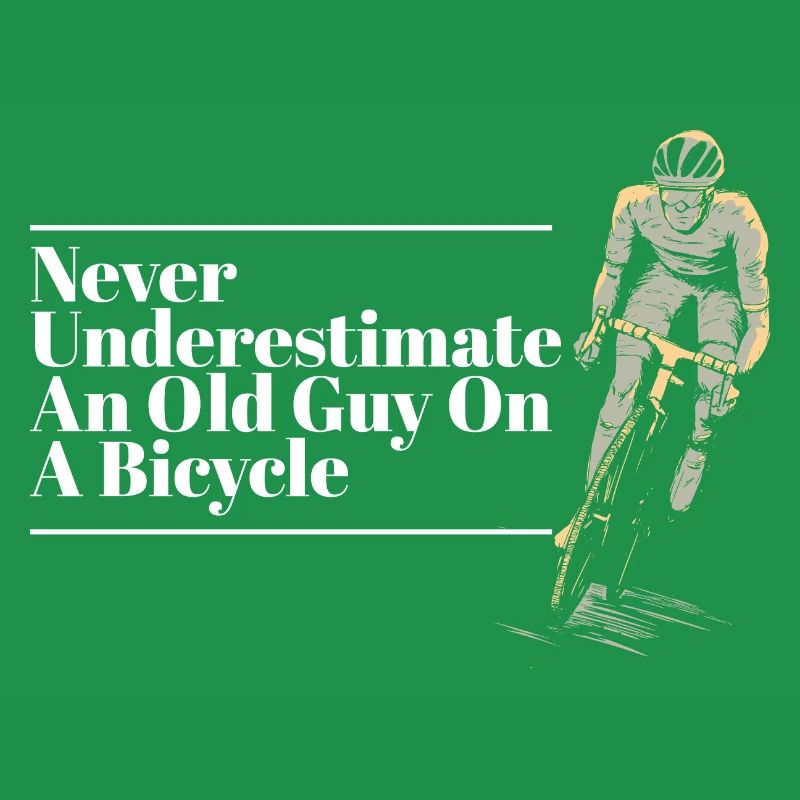 Never Underestimate An Old Guy on a Bicycle