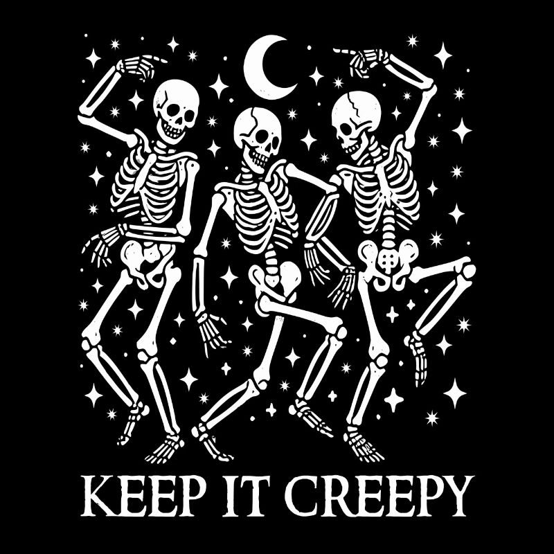Keep It Creepy Funny Dancing Skeletons Halloween