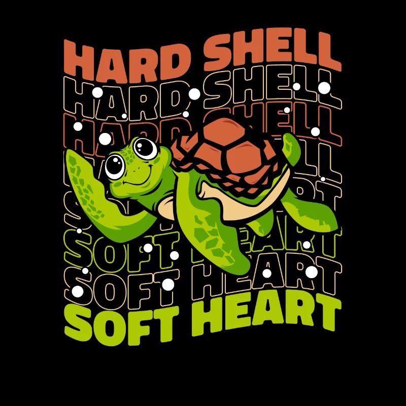 Hard Shell Soft Heart Giant Tortoise