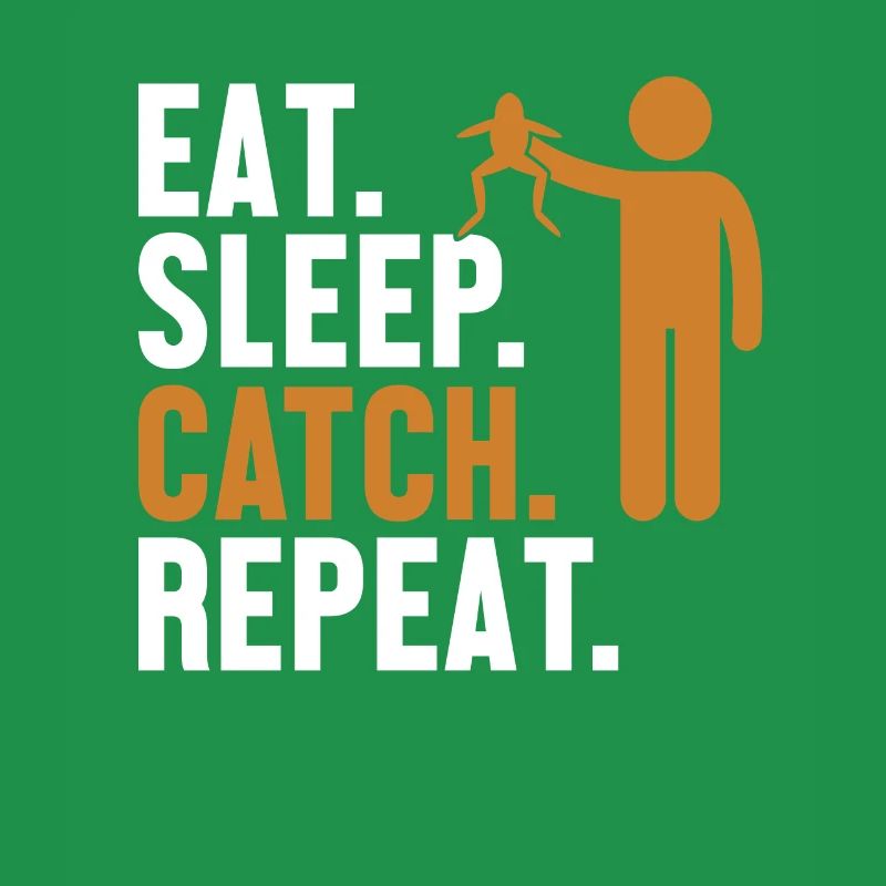 Eat Sleep Catch Repeat Tadpole Tree Frog