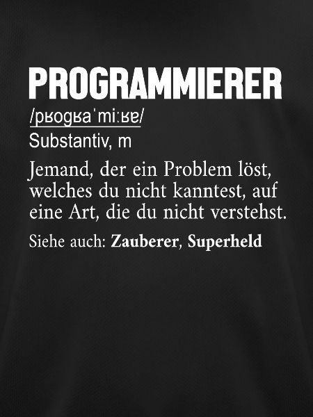 Programmierer Definition Developer Coder