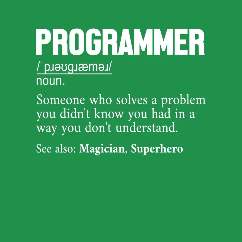 Programmer Definition Softwareentwickler Coder