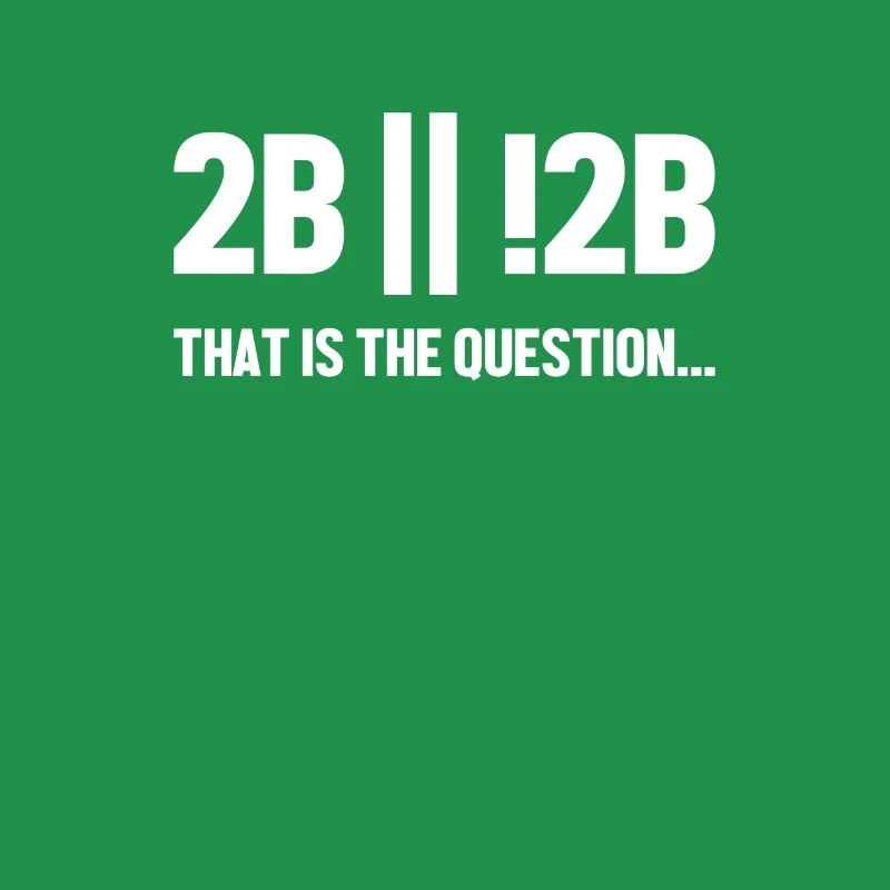 2B or not 2B Question Softwareingenieur Coder