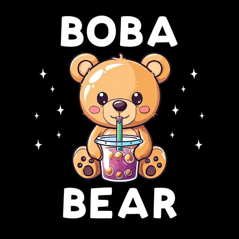 Boba Bear - Bubble Tea Kawaii