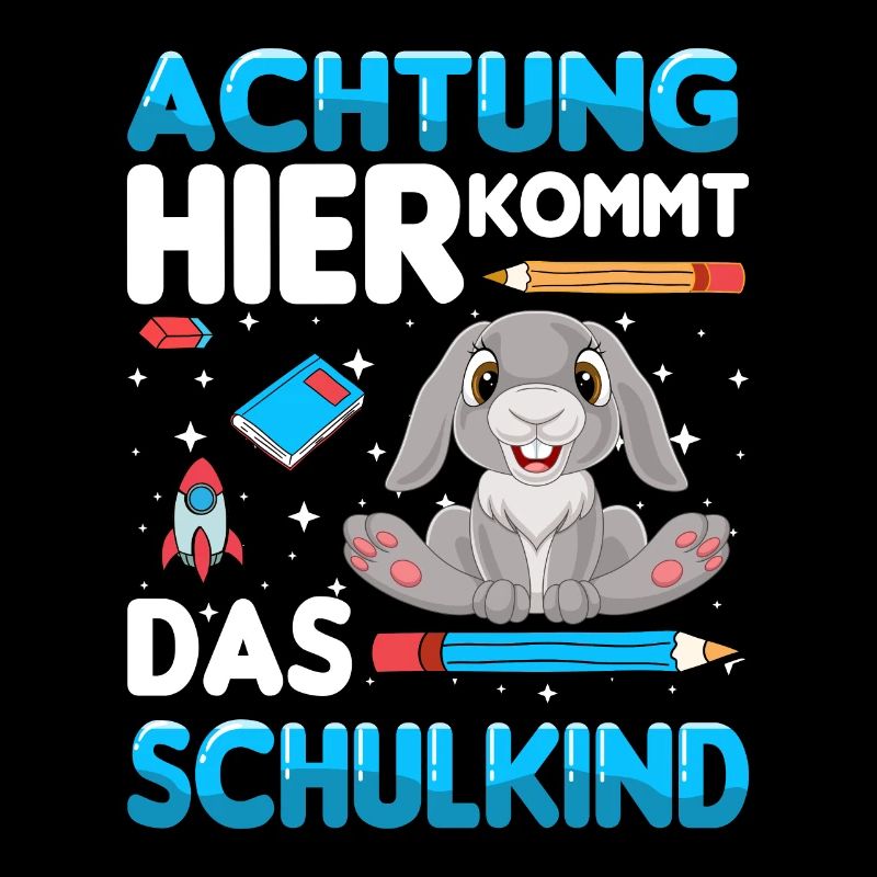 Schulkind Hase Einschulung 1. Klasse Schule