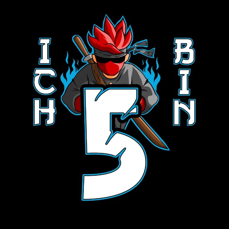 Kostüm Ninja 5. Geburtstag Junge