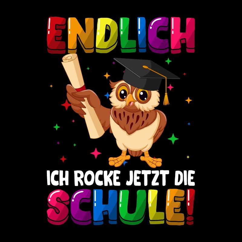 Endlich jetzt rocke ich die Schule Einschulung