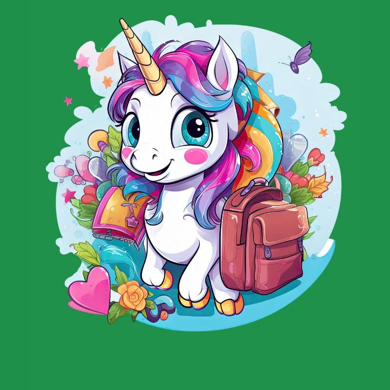 Einhorn Schulkind Einschulung Mädchen Geschenk