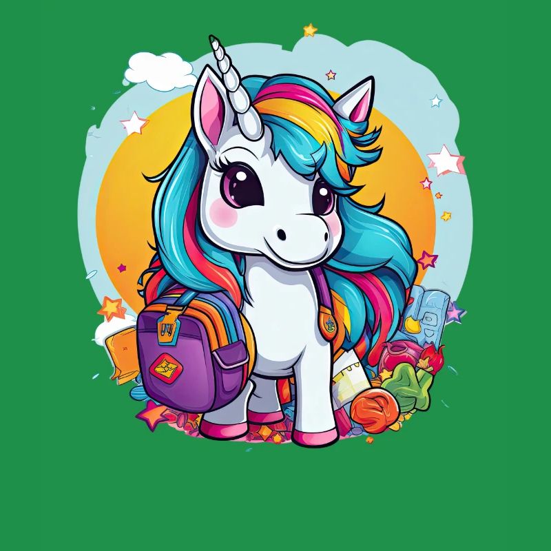 Einhorn Schulkind Einschulung Mädchen Geschenk