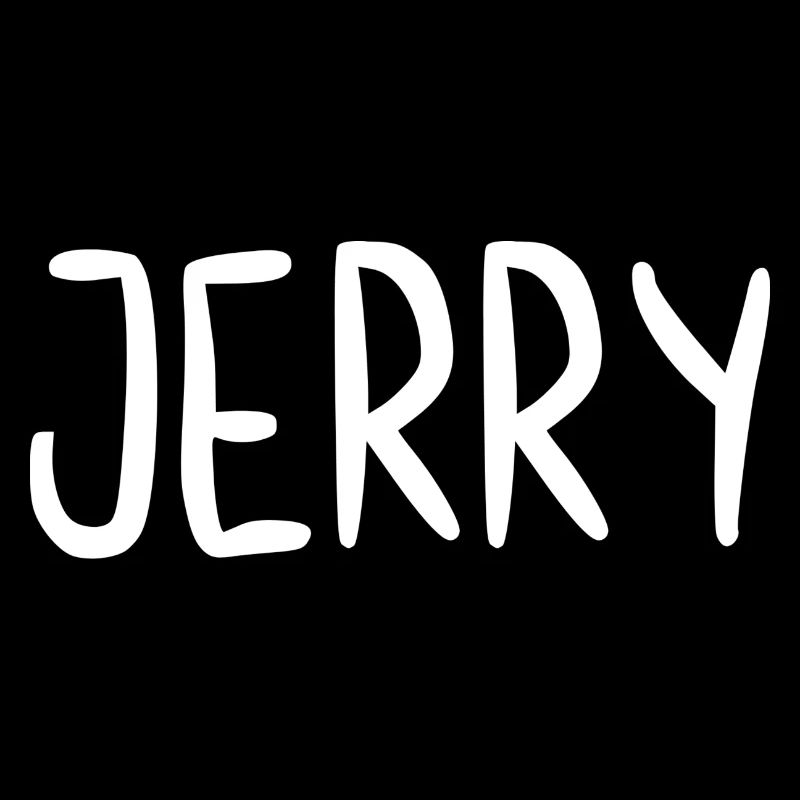 Jerry Custom Name Font Text Birthday