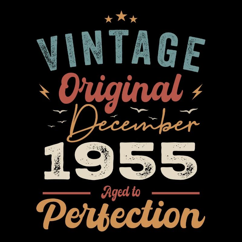 Vintage Geburtstag - Dezember 1955 - Geschenkidee