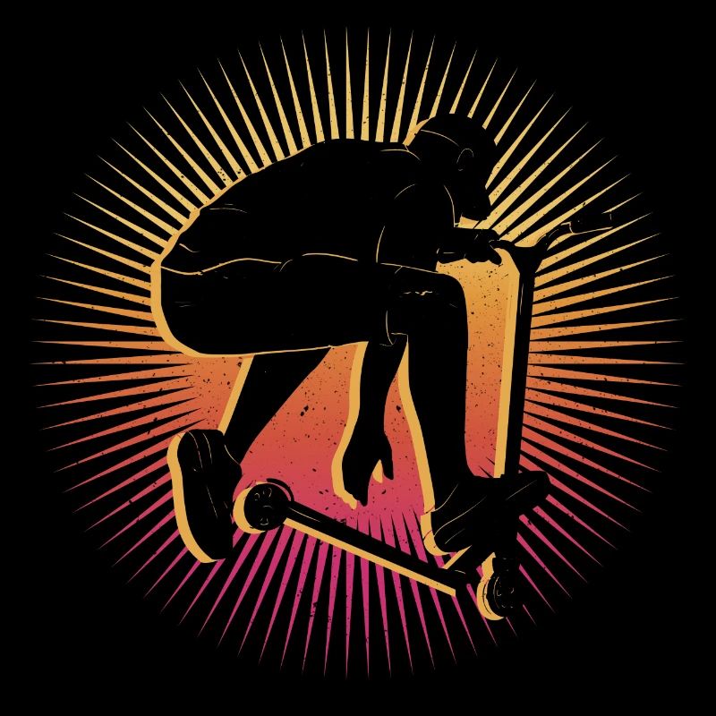 Scooter Stunt Roller Tricks Stuntroller Tretroller