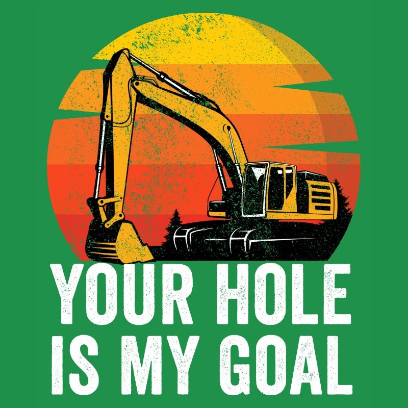 Excavator Construction Worker