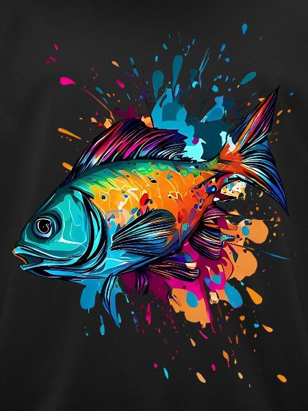 Farbenfroher Fisch