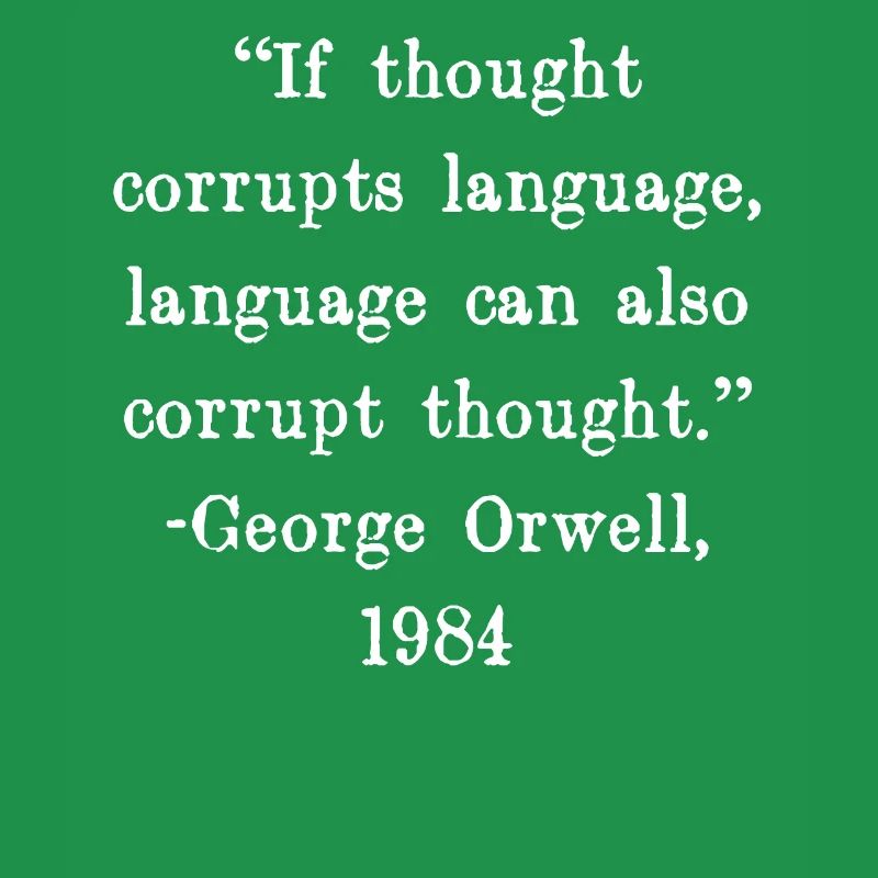 If thought corrupts language, language can also