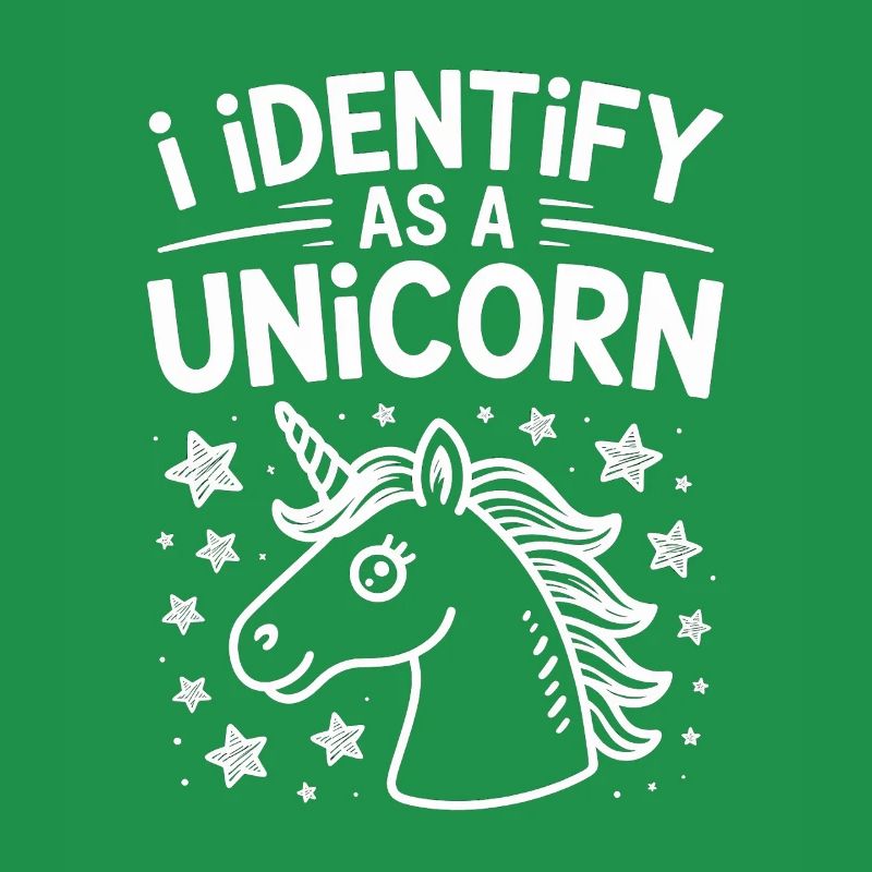 Ich bin ein Einhorn Lustiger Spruch für Mädchen