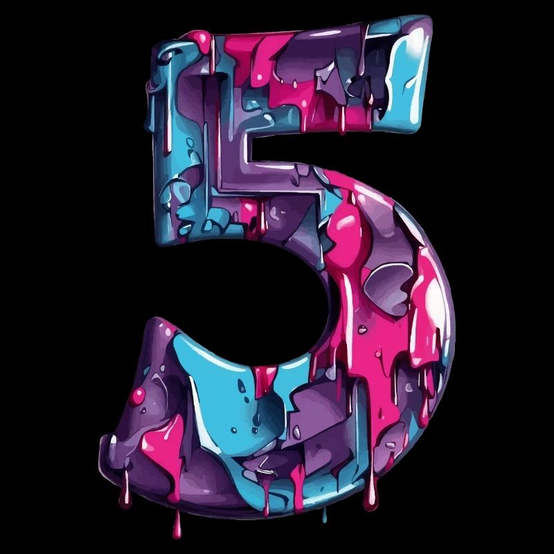 NR. 5 NUMMER 5 COOL 5. GEBURTSTAG