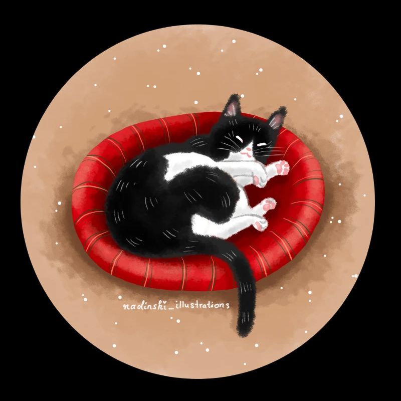 Chat dans le panier