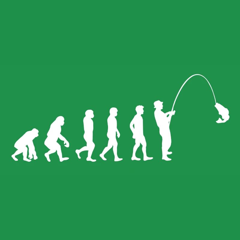 Évolution de l'évolution du pêcheur pêcheur à la ligne