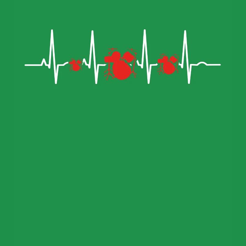 Heartbeat heart ecg evolution human DRUMMER SCHLAGZ