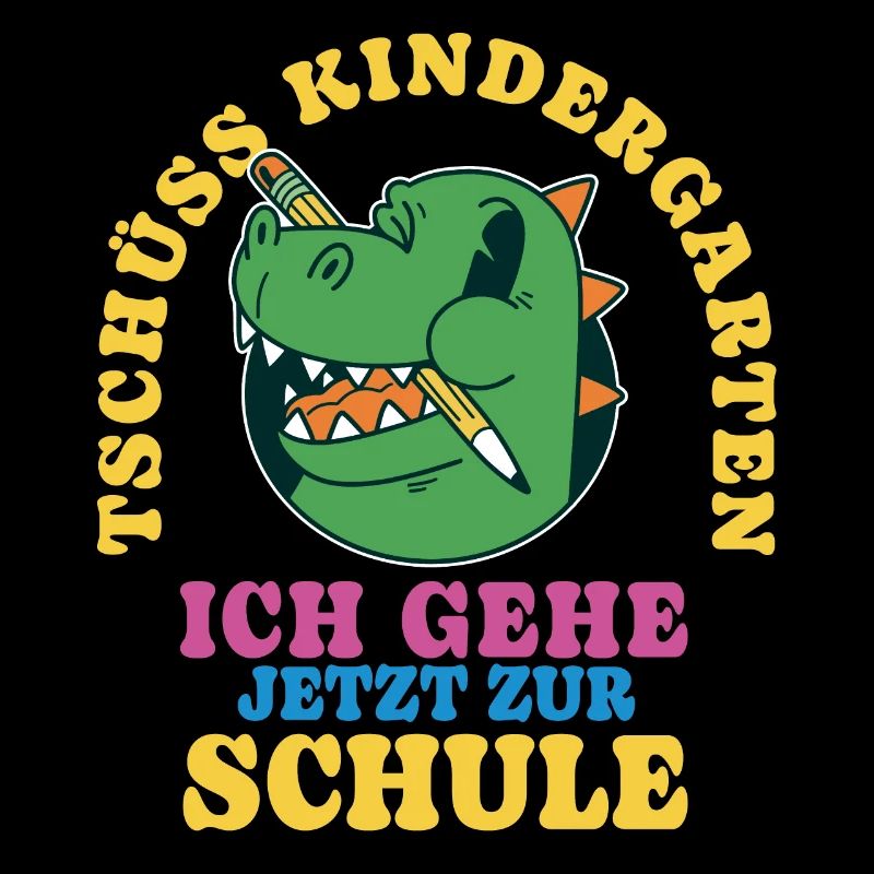Einschulung Drache Tschüss Kindergarten