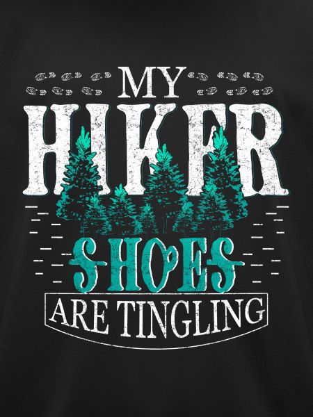 Hiker forest