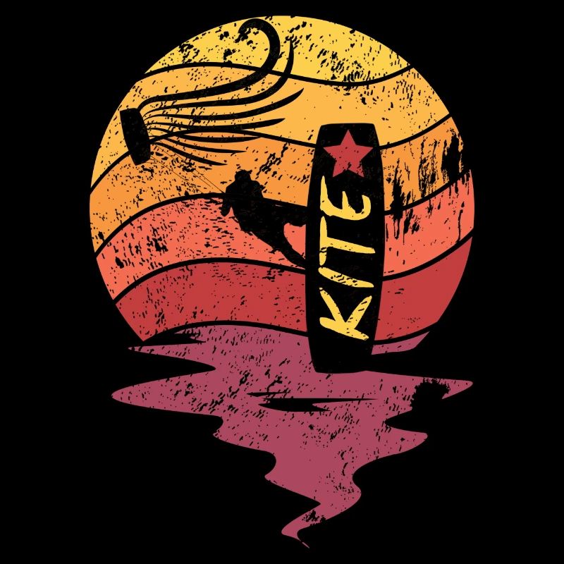 Kite Kite-huer Retro Sunset