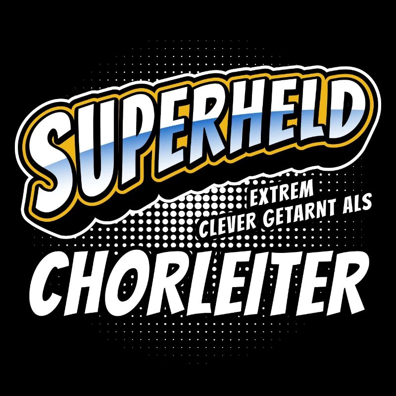 Superheld, clever getarnt als Chorleiter